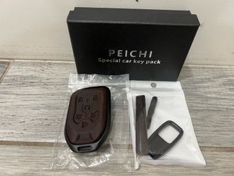 For Chevrolet Key Cover Car 2017-2021 Silverado Suburban Tahoe GMC Acadia Sierra Terrain Key Case
