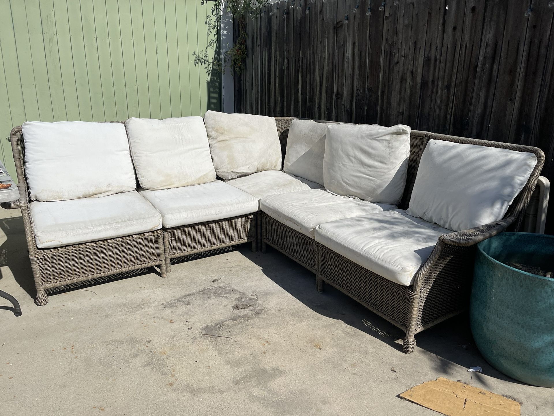 Pottery Barn Outdoor Sectional Sofa