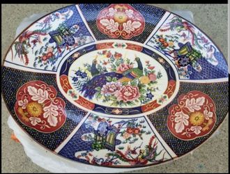 antique plate made in japan
