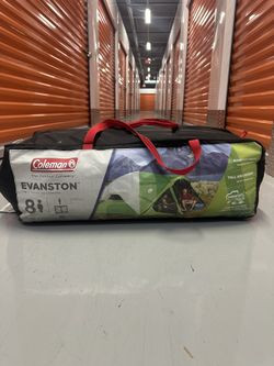 🔥🔥 CRAZY STORAGE SALE! Coleman Evanston 8-Person Tent w/ Screen Room (Used Twice) - Doral Pick-Up by DEC 1!