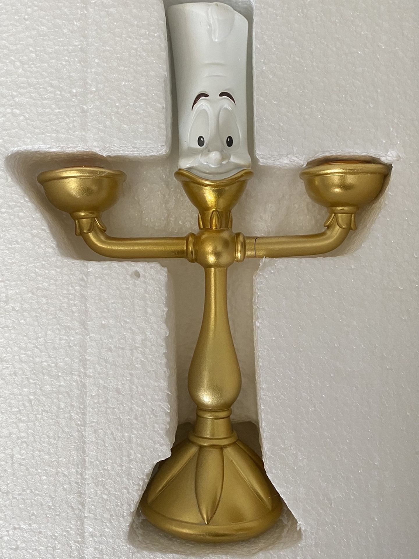 Disney - Parks - BoxLunch - Lumiere Candle Holder - Candleabra Gold - Beauty Beast