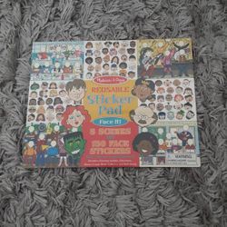 Melissa And Doug Reusable Sticker Pad Face It