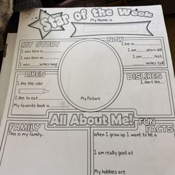 Education: Star Of The Week Posters