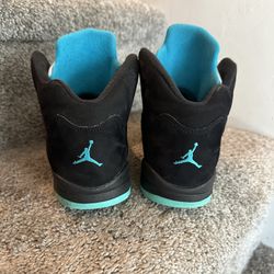 Nike Air Jordan 5 Aqua Retro Size 3y Kids ( Women Size 5.5) 