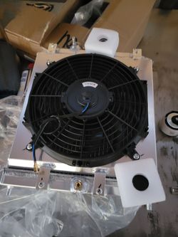 1992---2000 Honda Civic D15, D16, EK, EKG ,2 Row Performance Aluminum Radiator With Fan