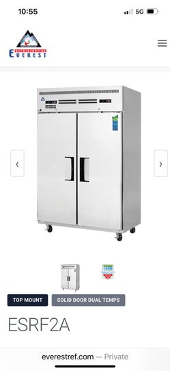 Everest side-by-side refrigerator