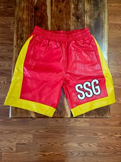 Steve Aoki's Dim Mak/One-Piece Collab "LUFFY" Leather Shorts