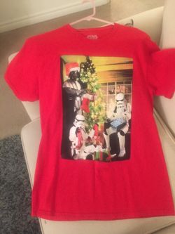 Men's Xmas Star Wars t-shirt.