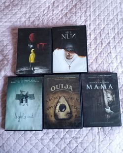Halloween spooky movies $5 each or $10 takes everything. Great for Halloween or for any fans collection. All original no scratches