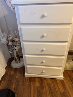 White Drawers