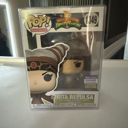 Funko Pop Rita Repulsa 2023 SDCC Exclusive Sticker
