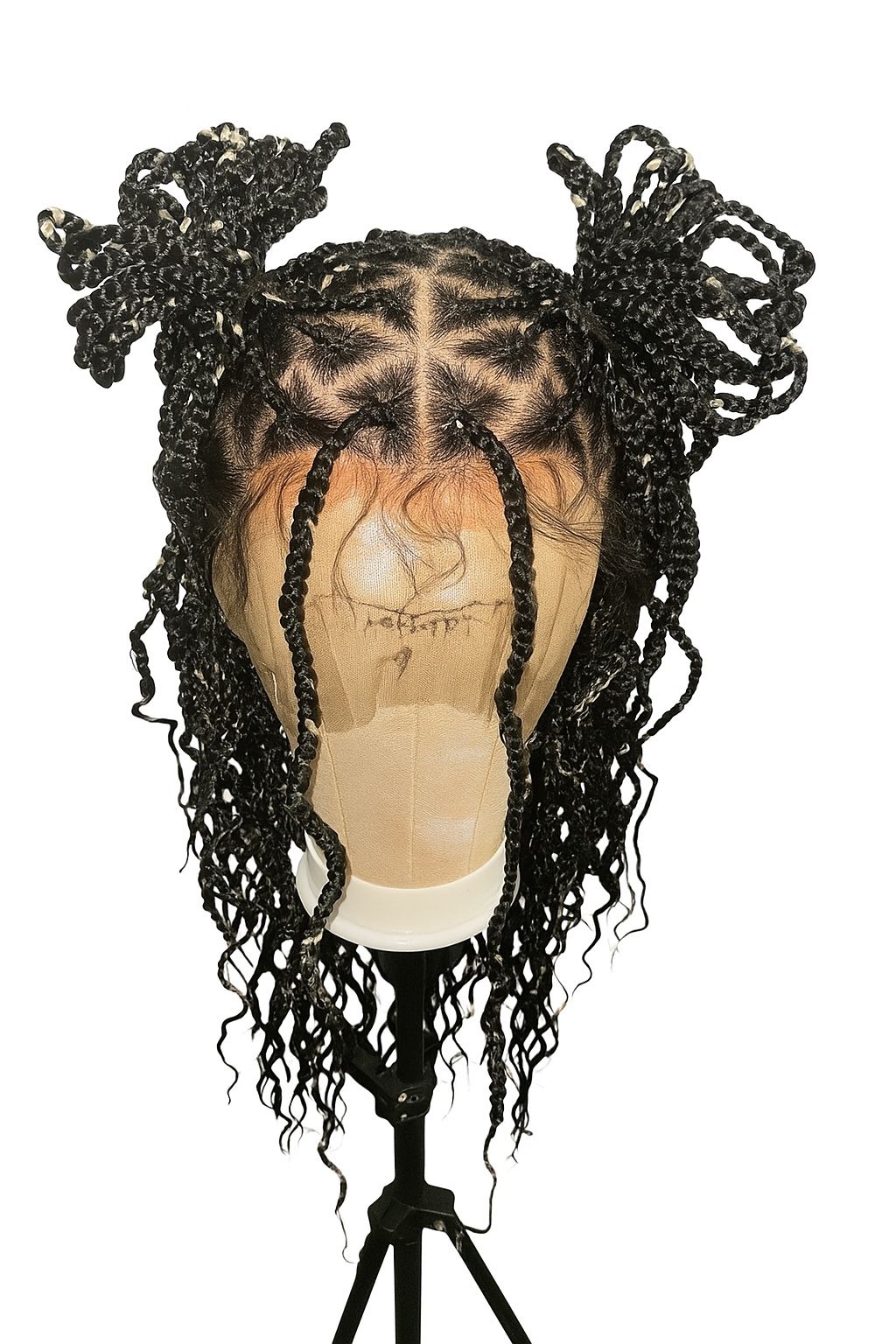 fully laced Drip Of Blonde Synthetic Hand braided Wig (Send Best Offer)