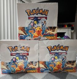 Surging Sparks booster box, Sealed, Mint