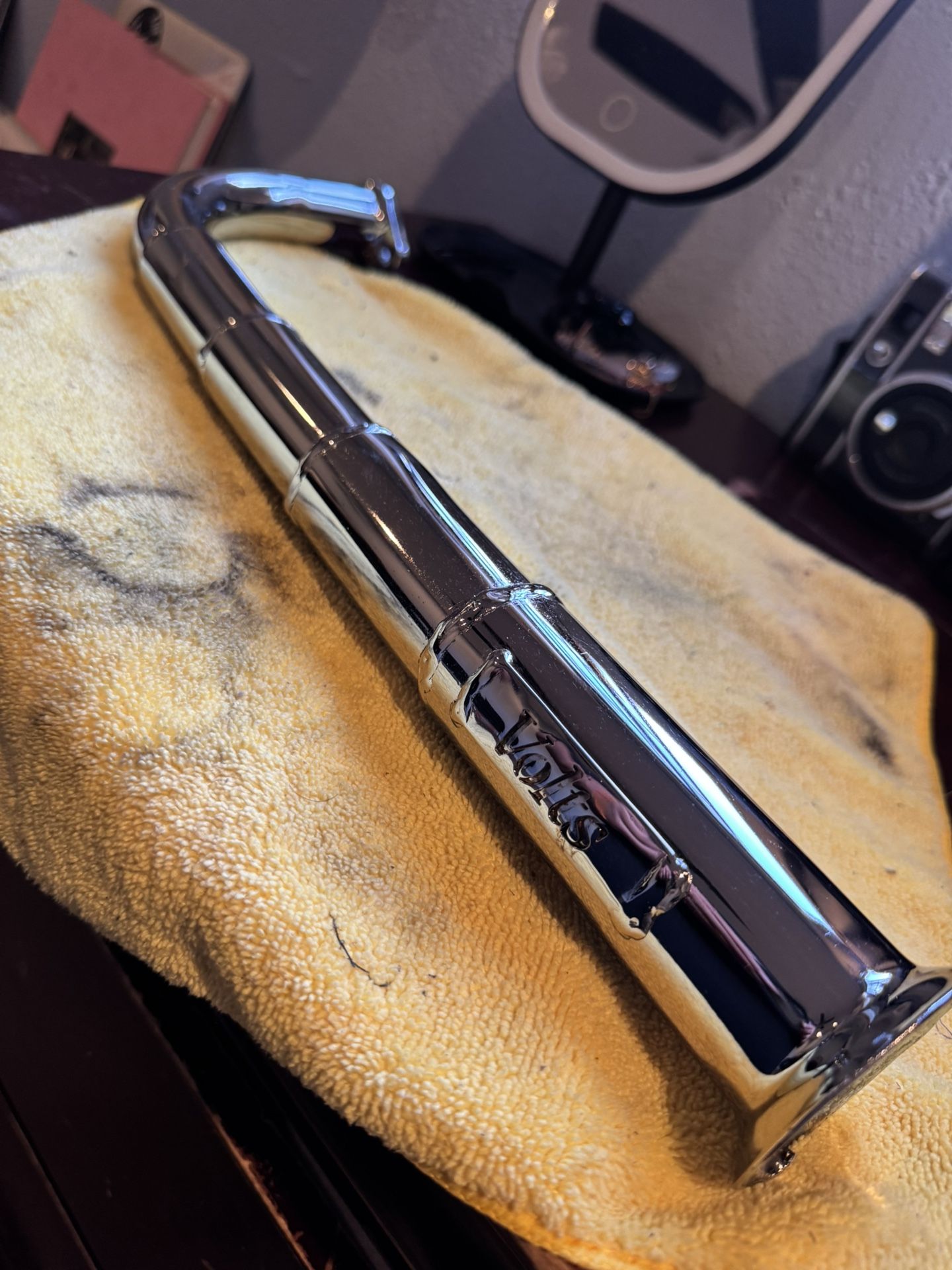 Mini Bike CHROME STAGE 5 VOLTS PIPE SIDE EXIT