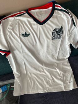 White Mexico jerseys M L and XL