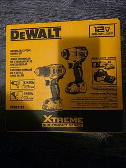 Dewalt 12v drill and driver kit