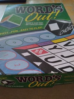 Words Out Boardgame
