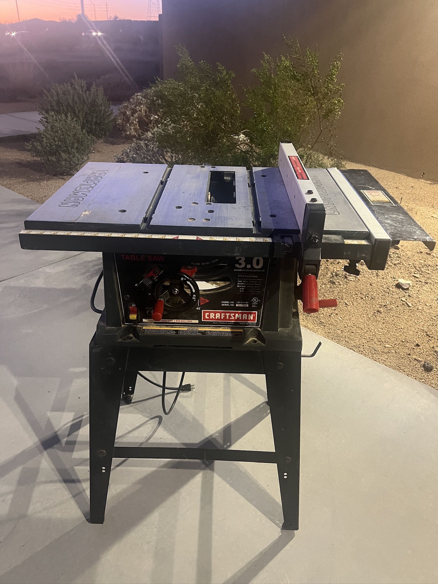 Craftsman Table Saw