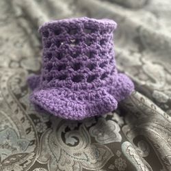 Crochet Mesh Bucket Hat 