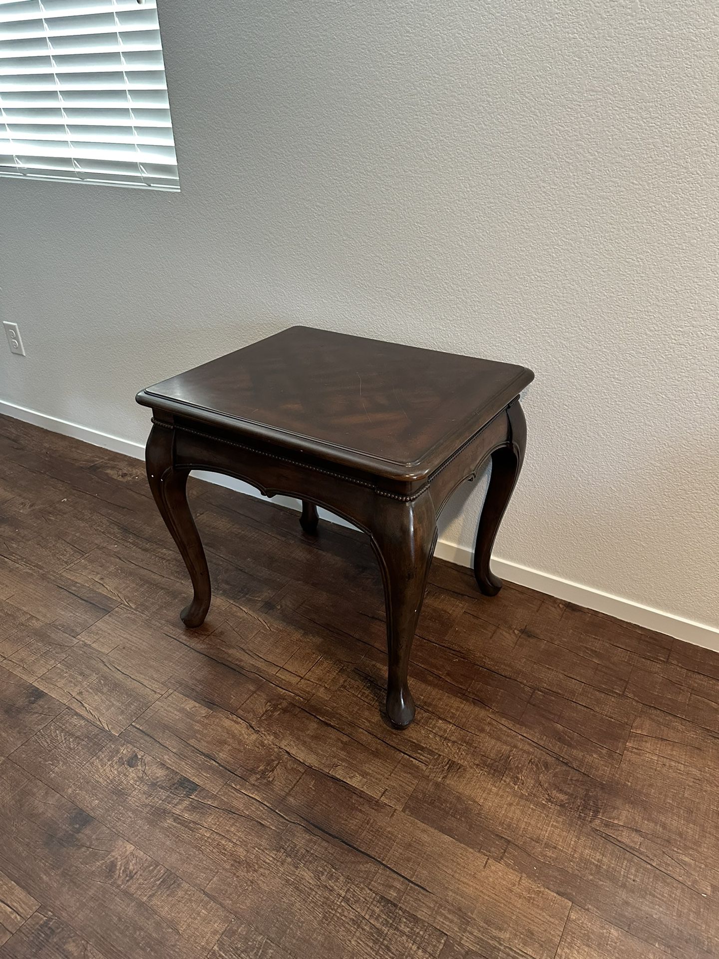 Antique Wood Side Table 