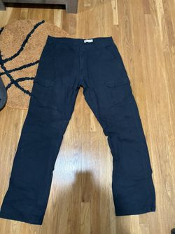 Black cargo pants