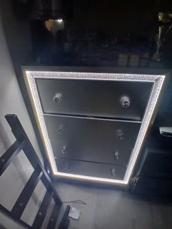 Light up dresser