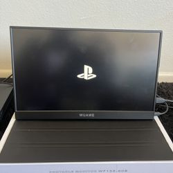 PS4 And Portable 15.6” Monitor 