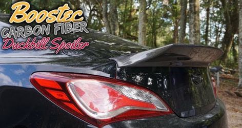 Genesis Coupe Boosted Carbon Fiber Trunk Lip Spoiler