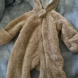 teddy bear baby suit