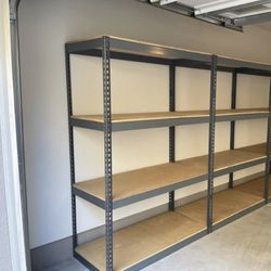 Shelving 48 in W x 24 in D Industrial Boltless Warehouse Garage Racks Stronger Than Homedepot Lowes And Costco Delivery Available