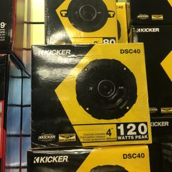 Kicker 4 Inch Speakers On Sale Today For 59.99 