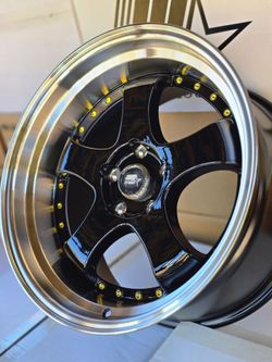 18x9.5 NEW DEEP DISH WHEELS/RIMS. MST MT07. 5X114.3