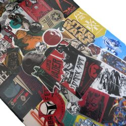 Star Wars Longboard Skateboard Dark Side of Force Custom Darth Vader