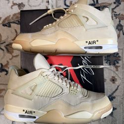 Off  White Air Jordan 4 Sail size 11.5 men’s 