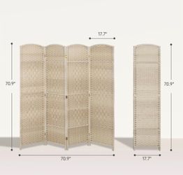 4 Panel Divider 70”x70”