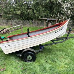 Boat - 10ft High Laker With Trailer/trolling Motor 