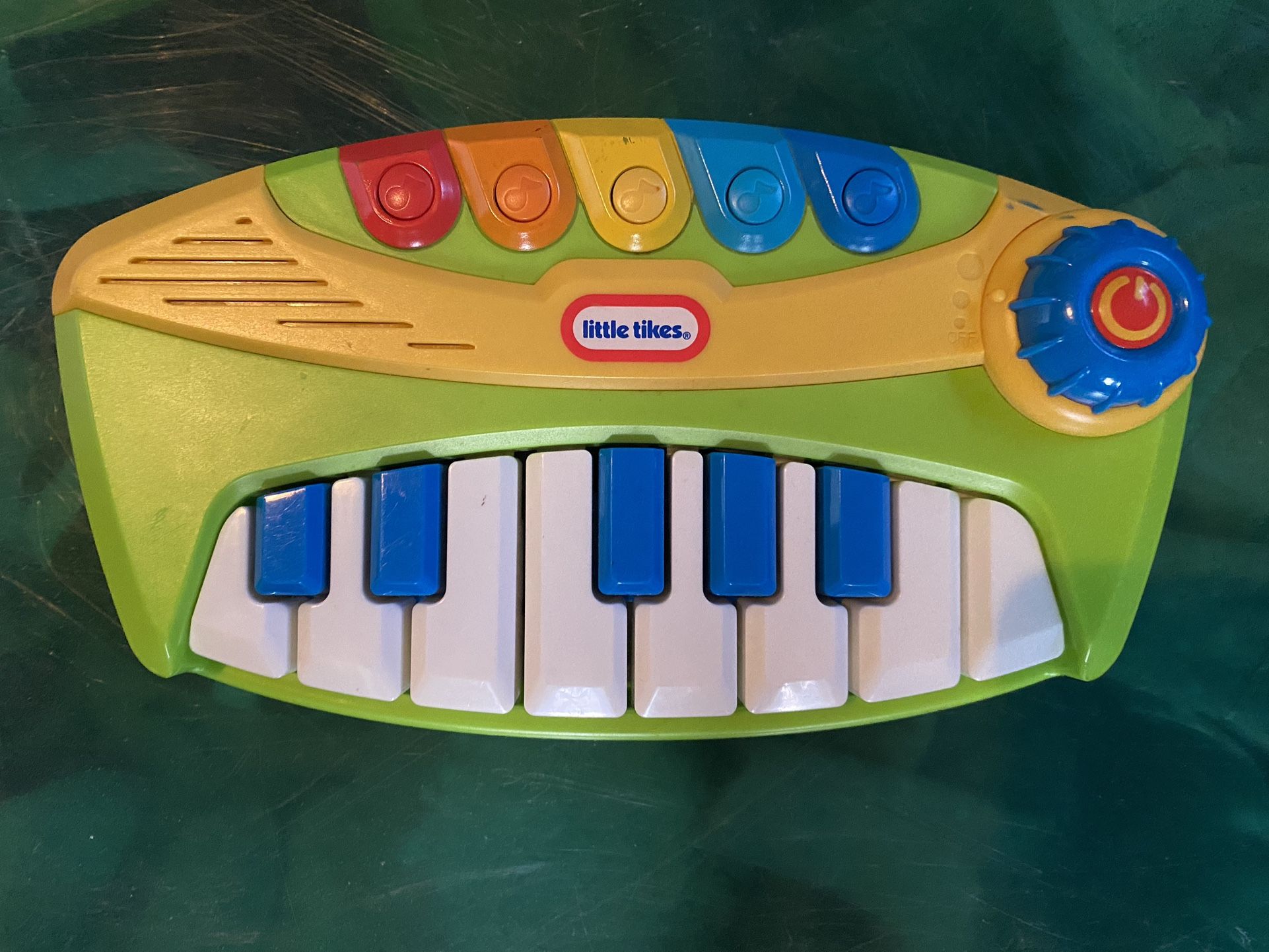 Little Tikes Pop Tunes Musical Green Piano Keyboard Sounds Toddler