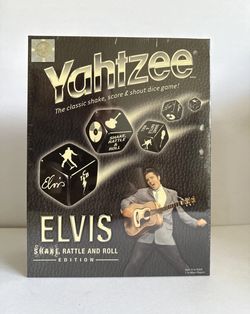 Elvis Yahtzee Dice Game Shake Rattle & Roll Edition Sealed