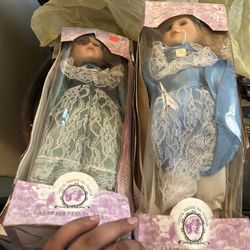 Vintage Porcelain Doll Collection