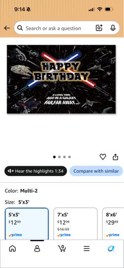 Star Wars happy birthday banner and Mandalorian The Child Hanging Swirl