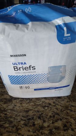 Free Open Bag McKesson Size Large Ultra Briefs