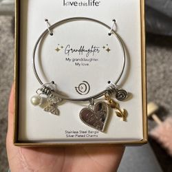 Love this life: gift for granddaughter charm bracelet