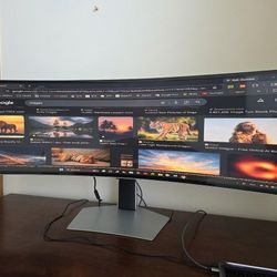 New 49" OLED Samsung Curved Ultrawide Monitor