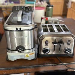 Deep fryer and toaster
