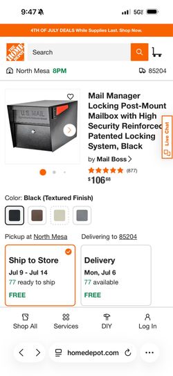 Mail boss luck security mail box