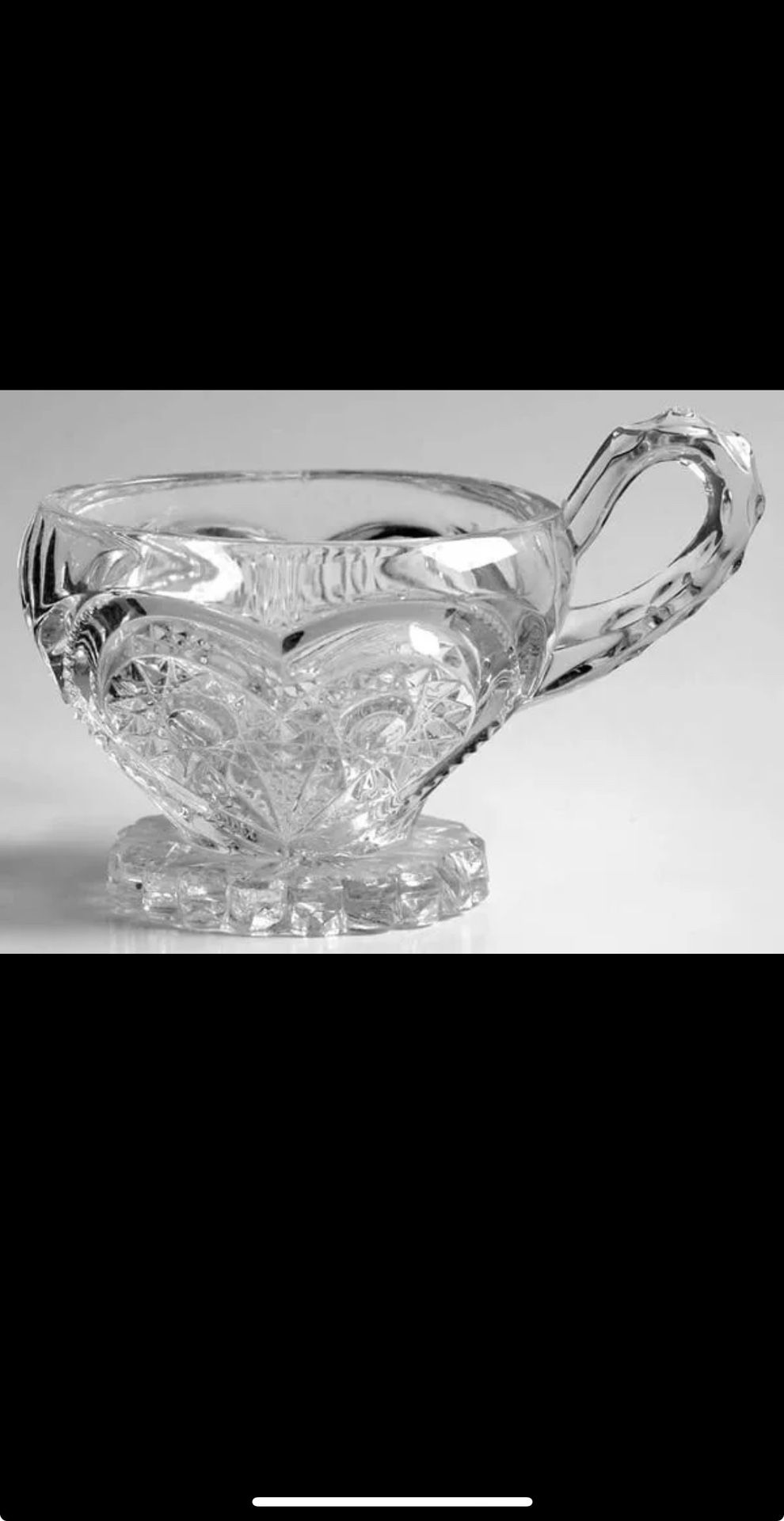 Zipper Heart Punch Cups Imperial Glass