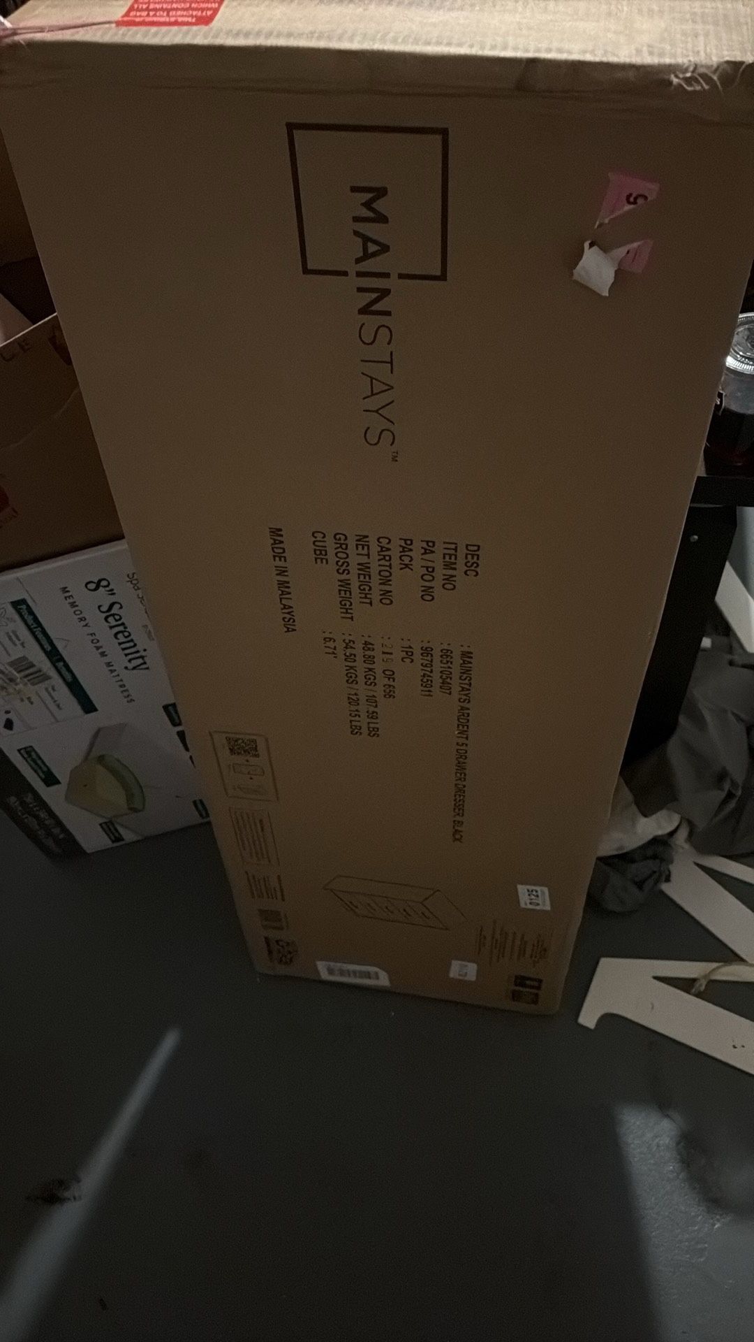 Brand New Black Dressers Still In Box