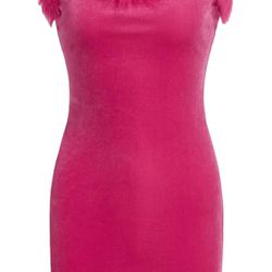 Pink Velvet Dress 