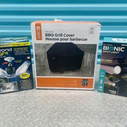 ****GARAGE LIGHT/BBQ GRILL COVER/SPOTLIGHT****