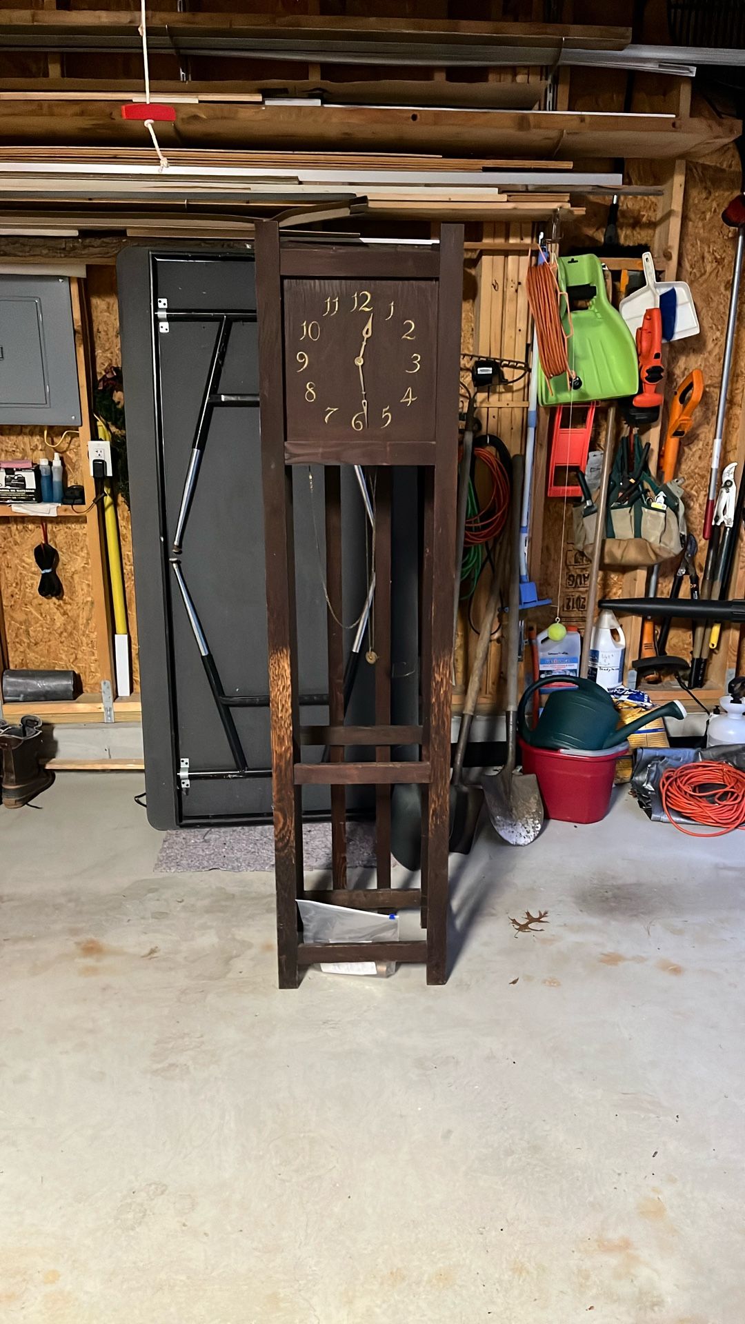 Antique Mission Craftsman Clock